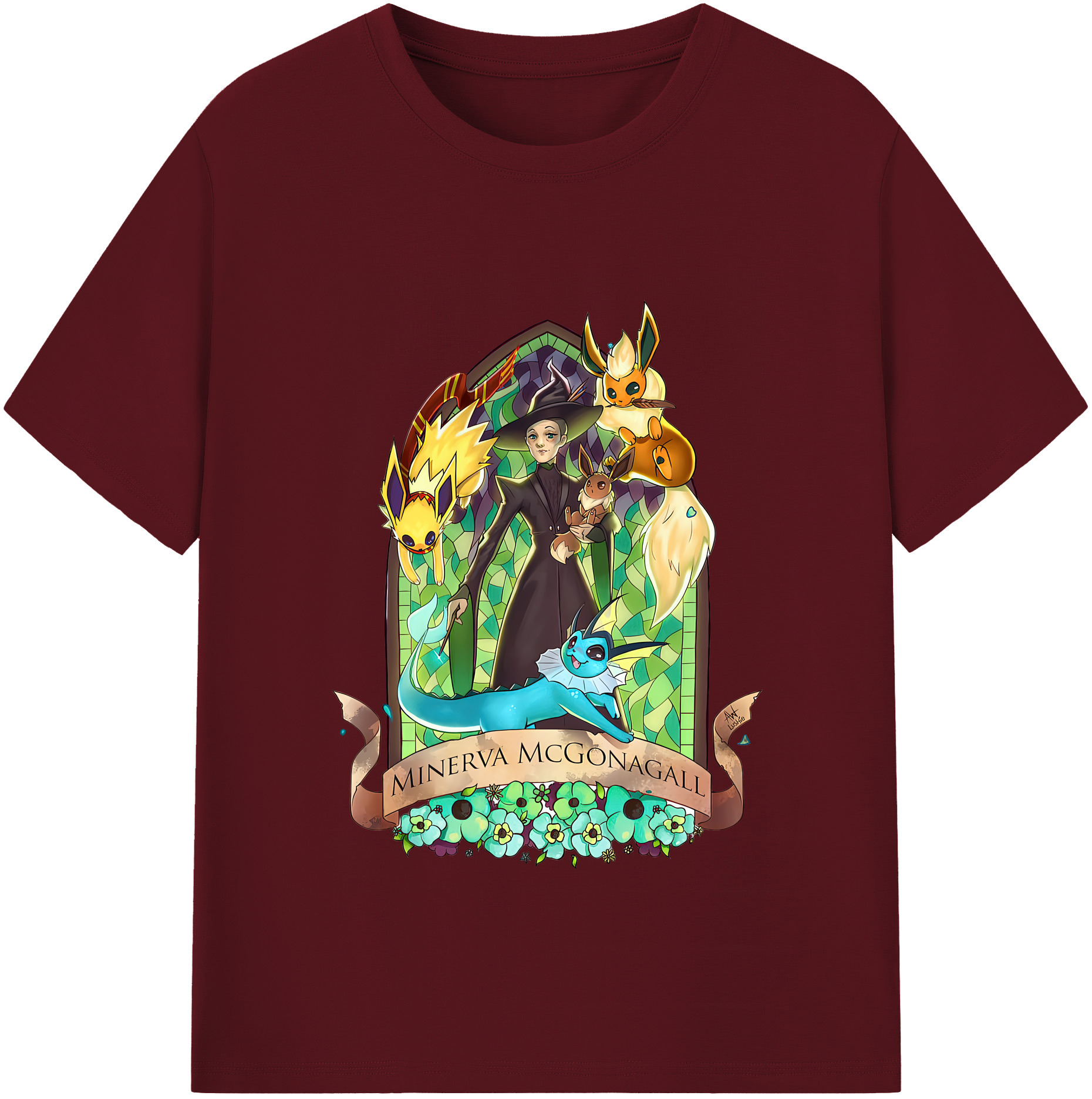 （画像用） Harry Potter ハリー・ポッターシリーズ 綿100％半袖Tシャツ（フロントプリント）